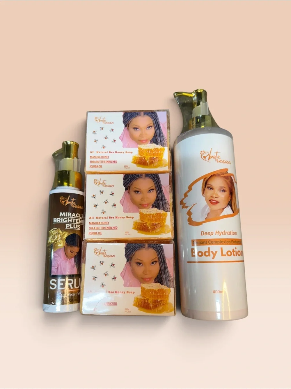 Deep Hydration Body Lotion soap and cream